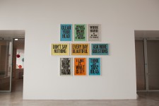 Anthony Burrill, Woodblock poster series, 2004-2011
